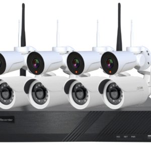 3MP 8CH Bullet Wireless Enhanced NVR KITS