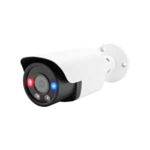 5MP Red &Blue Flashlight Alarm Face Detection VCA AI Human & Vehicle Detection AI-ISP Super Color Nightview PoE Bullet IP Camera