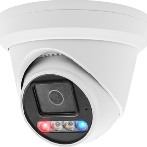8MP VCA  AI Face Detection Human&Vehicle Detection Red&Blue Flash Dual Light Two Way Audio PoE Turret IP Camera